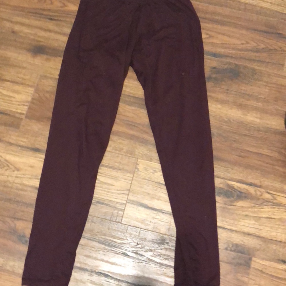 red leggings